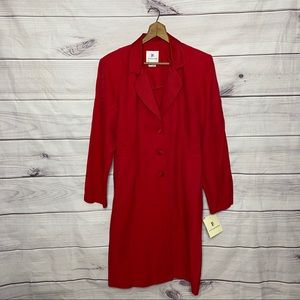 Fattaneh Bahari Red Dress Coat